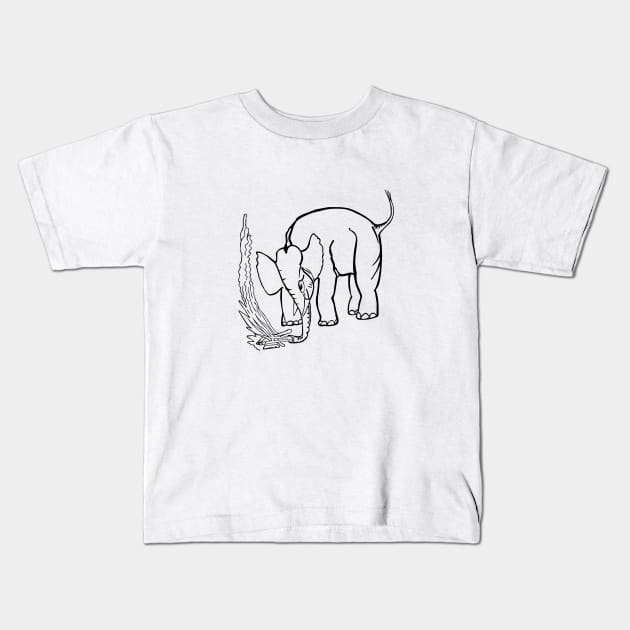 The Microphones The Glow Pt. 2 Minimalistic Kids T-Shirt by Irla